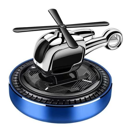 معطر السيارة الذكي بالطاقة الشمسية – على شكل طائرة هليكوبتر تدور تلقائياً!
