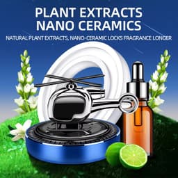 معطر السيارة الذكي بالطاقة الشمسية – على شكل طائرة هليكوبتر تدور تلقائياً! 4