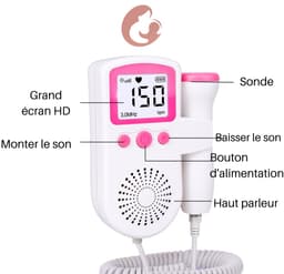 جهاز السونار المنزلي الذكي JSL-T501 لسماع نبضات قلب الجنين 2
