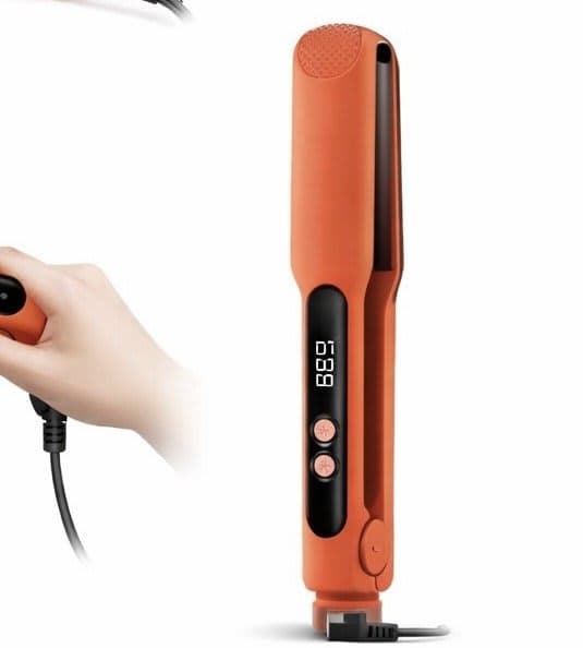 مكواة الشعر الاحترافية ENZO Max Pro - النسخة المتطورة للشعر المعالج بالكرياتين والبروتين