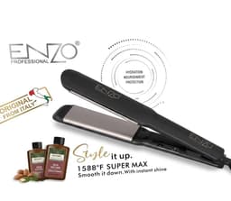 مكواة الشعر الاحترافية ENZO Professional Super Max - لإطلالة صالونات فائقة النعومة 3