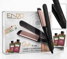 مكواة الشعر الاحترافية ENZO Professional Super Max - لإطلالة صالونات فائقة النعومة 2