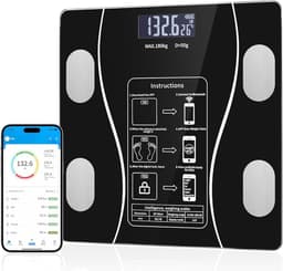 ميزان الجسم الذكي (Smart Scale) عالي الدقة – متابعة الوزن والبيانات الصحية عبر الهاتف (يتحمل حتى 180 كغ) 3