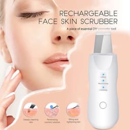 جهاز UltraSonic Skin Scrubber من MUYE – منظف ومقشر البشرة بالموجات فوق الصوتية لشد وتجديد حيوية الوجه 3